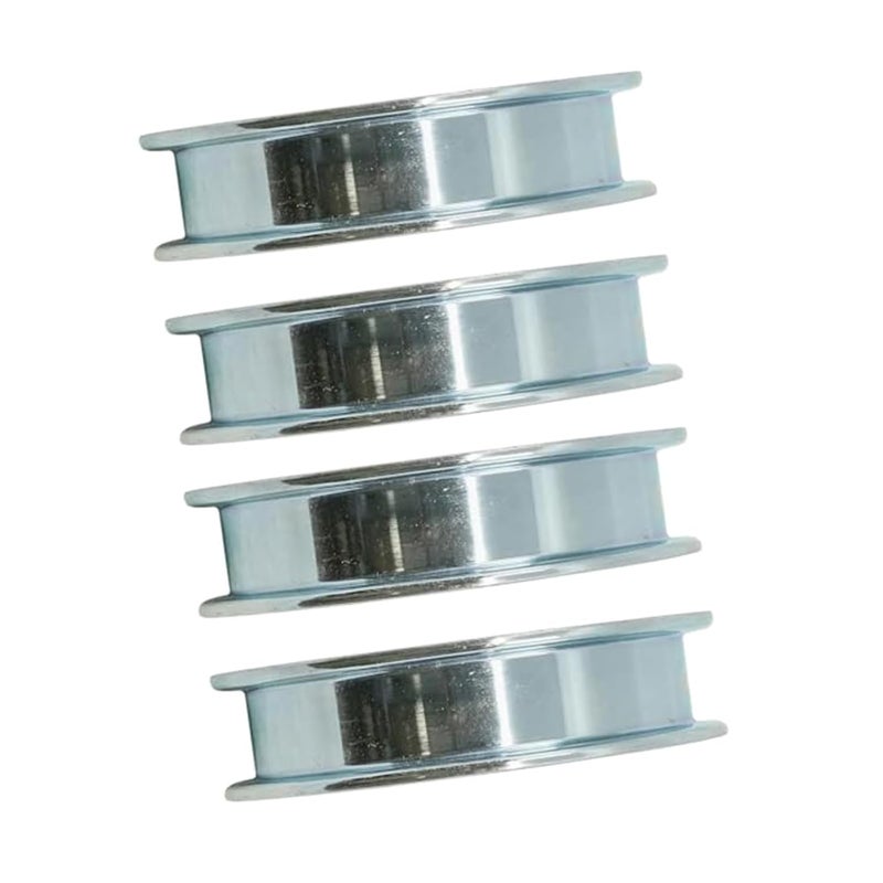 Xiaoyudou 4 Pack Flat ldler Pulley Fit for Bad boy 48" 50" 54" 60" ZT Series, 48" 54" MZ Series, 54" 61" 72" Outlaw Series Replaces 033-8000-00 033-2000-00 033-7201-00 033-7201-25 - Image 2